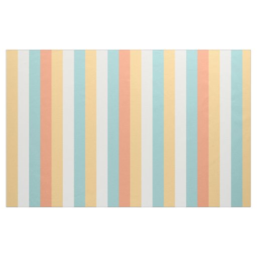 Summer Color Vertical Stripes Pattern Fabric