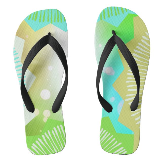 Summer Colorful  Flip Flops (Footbed)