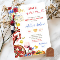 Summer Colorful Italian Rehearsal Dinner