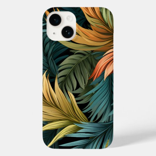Summer colorful palm leaves Case_Mate iPhone 14 case