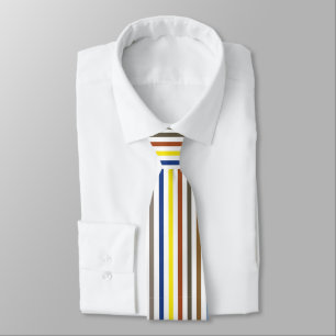 Summer Colorful Stripes Neck Tie