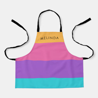 Summer Colors Personalised Name Apron