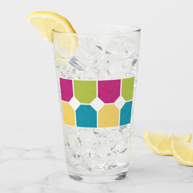 SUMMER COLORS Quadrants Optional Text Glass (Front Ice)