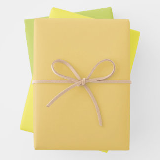 Summer Colours in Three Complimentary Tones Wrapping Paper Sheets