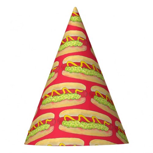 Summer Cookout Picnic Maine Red Snapper Hotdog ME Party Hat