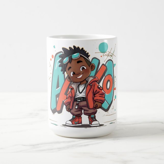 Summer Cool Jay ~ AiKo Kids Coffee Mug (Center)