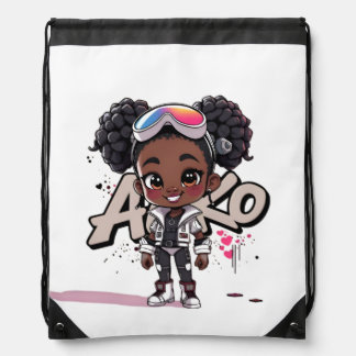 Summer Cool Joy ~ AiKo Kids Drawstring Bag