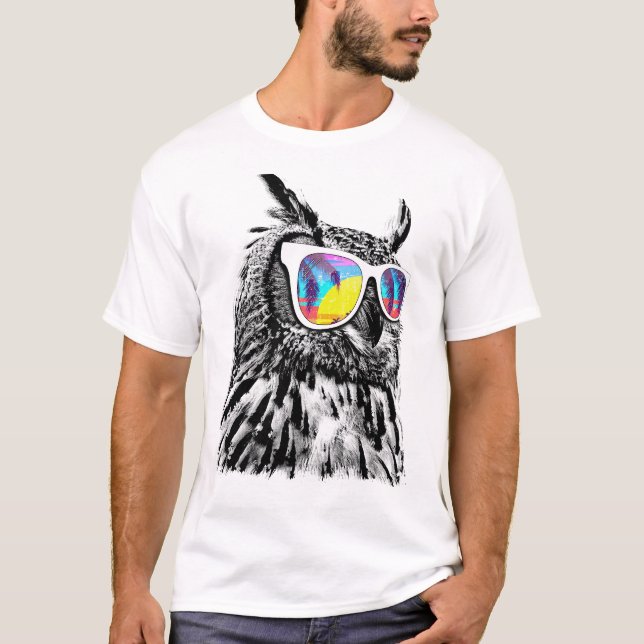 Summer cool owl T-Shirt (Front)