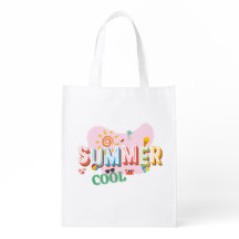 Summer cool reusable Grocery Bag