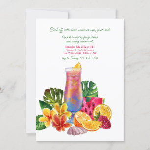 Summer Coolers Invitation