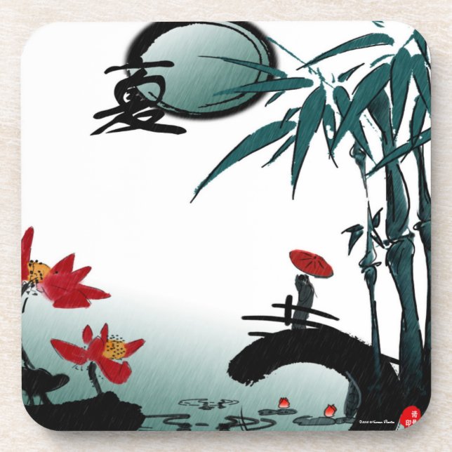 Summer Cork Coaster (Front)