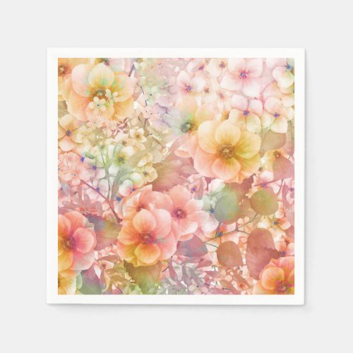 Summer Cosmos Pattern Napkins