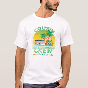 Summer Cousin Crew Vacation 2022 Beach Cruise Fami T-Shirt