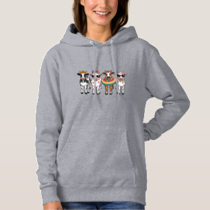 Summer Cows PNG, Beach Farm Hoodie