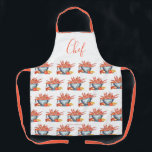 Summer Crawfish Boil Family Reunion Cookout Custom Apron<br><div class="desc">Write out your notes in time for your epic crawfish boil this year. Add a name or text by clicking the "Personalize" button. Perfect for clambake,  lobster boil,  and Oyster Roast notes as well.</div>