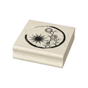 Summer Crest Rubber Stamp