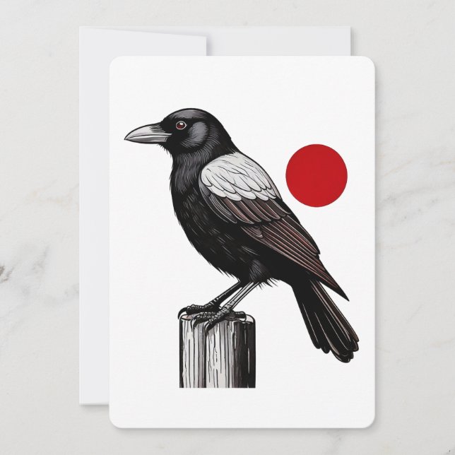 Summer Crow Art Card (Front)