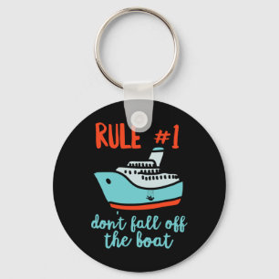 Summer Cruising Ship 2022 Trip Fun Don't Fall Off Keychain