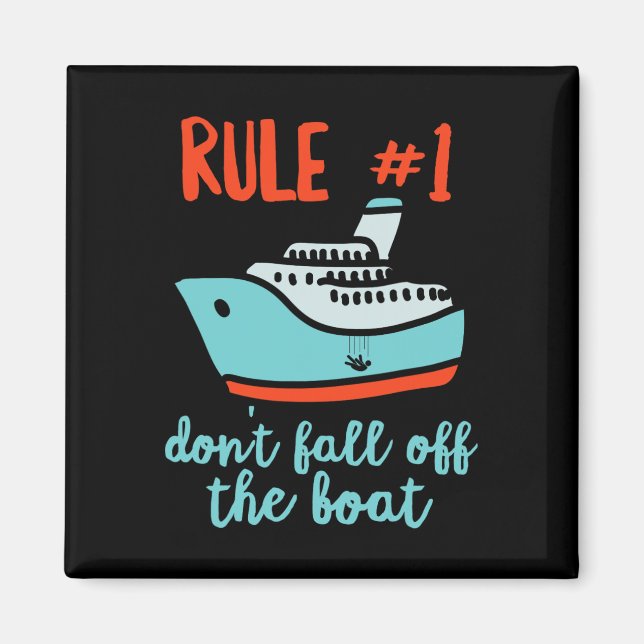 Summer Cruising Ship 2022 Trip Fun Don't Fall Off  Magnet (Front)