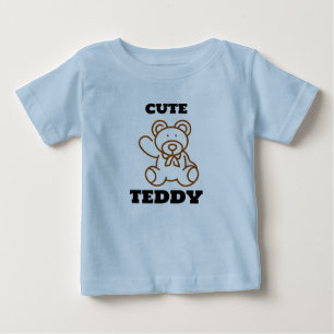 Summer Cute Bear Teddy Kids Baby T-Shirt