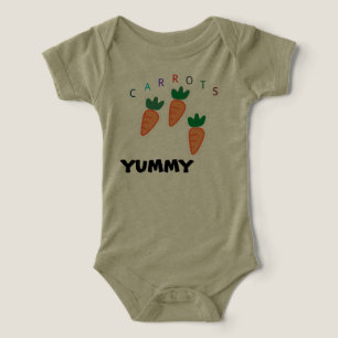  Summer Cute Carrots Yummy  Infant T-shirt