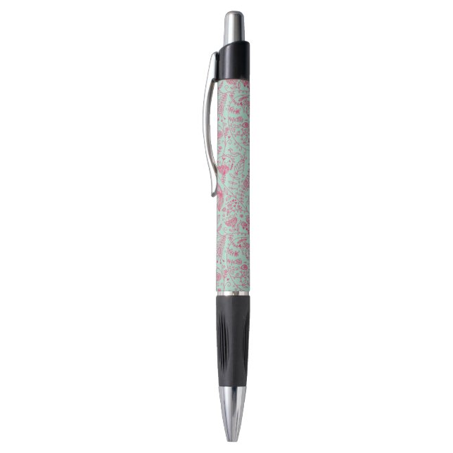 Summer cute floral pattern pen (Top (Vertical))