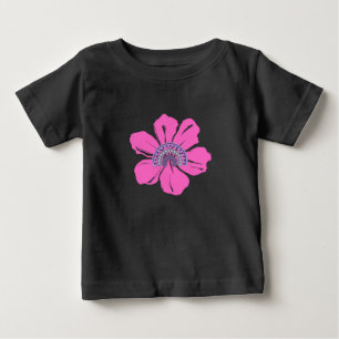 Summer Cute Pink Flower Baby T-Shirt