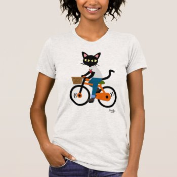Summer Cycling T-shirt by BATKEI at Zazzle