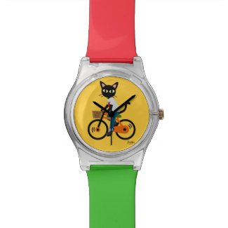 Summer cycling wristwatch