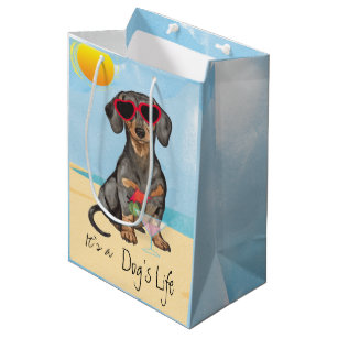 sausage dog gift bag