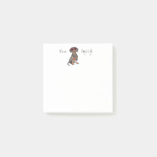 Summer Dachshund Post-it Notes