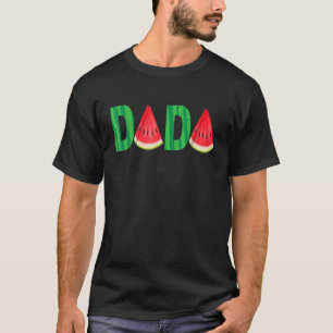 Summer Dad Dada Watermelon One In A Melon Party Da T-Shirt