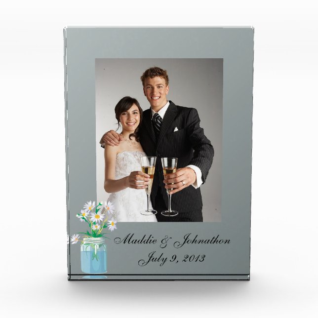 Summer Daisies Acrylic Award (Front)