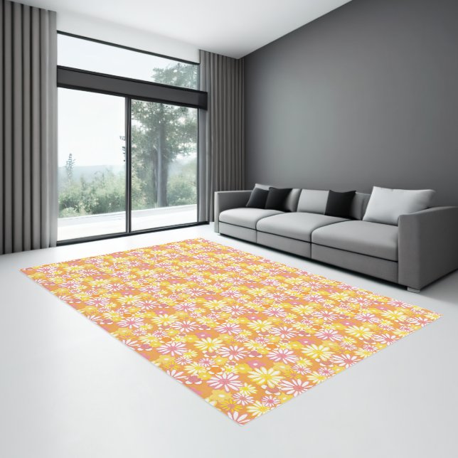 Summer Daisies Area Rug (Insitu (Indoor 3))