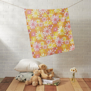 Summer Daisies Baby Blanket