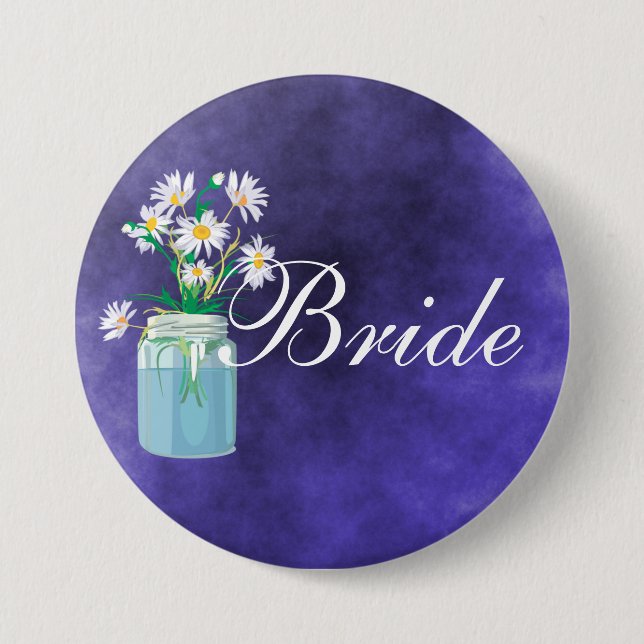 Summer Daisies Button (Front)