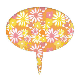 Summer Daisies Cake Pick