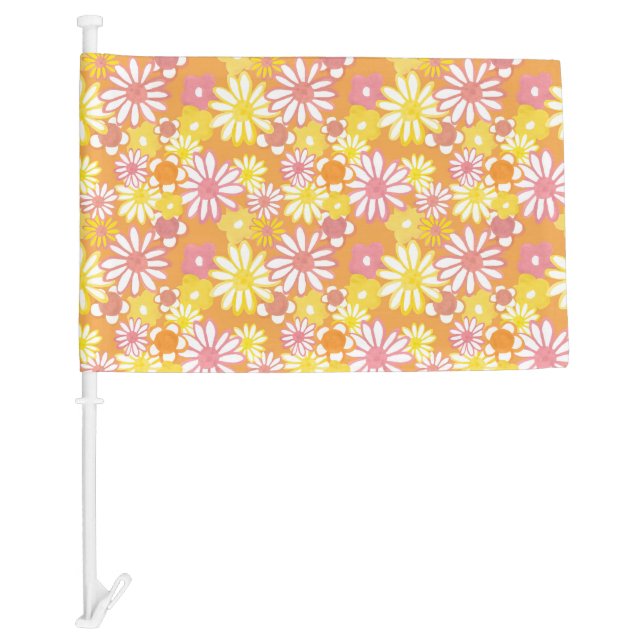 Summer Daisies Car Flag (Front)