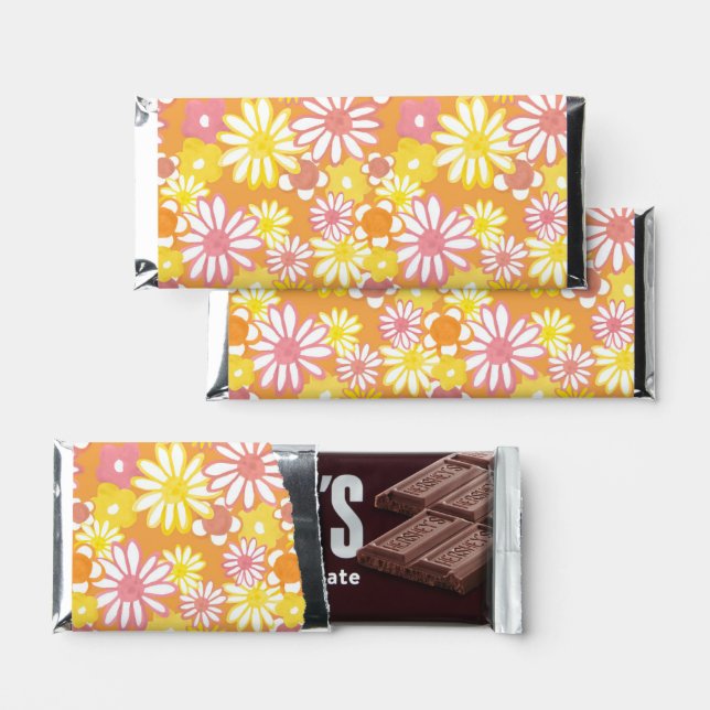 Summer Daisies Chocolate Bars (Front)