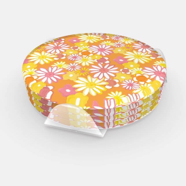 Summer Daisies Coasters #2 (Set)