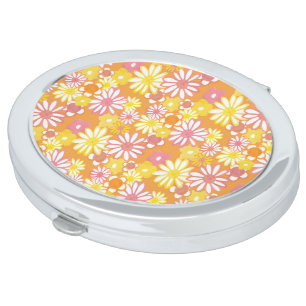 Summer Daisies Mirror Compact