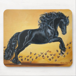 Summer Dance with Butterflies Mouse Pad