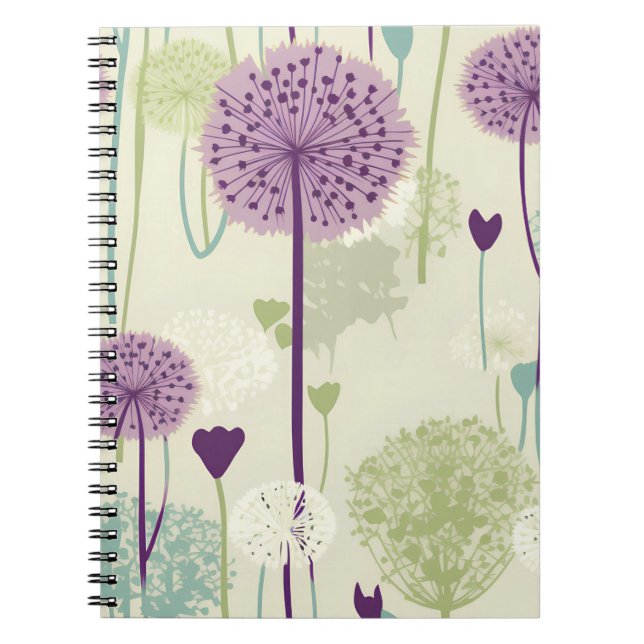 Summer Dandelion Design Notebook (Front)