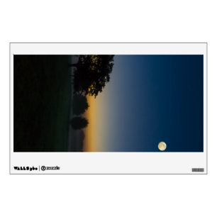 Summer Dawn With Moon Wall Decal