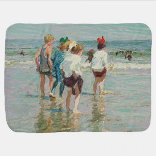 Summer Day at Brighton Beach (by E.H. Potthast) Baby Blanket