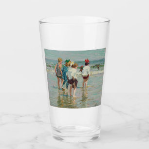 Summer Day at Brighton Beach (by E.H. Potthast) Glass