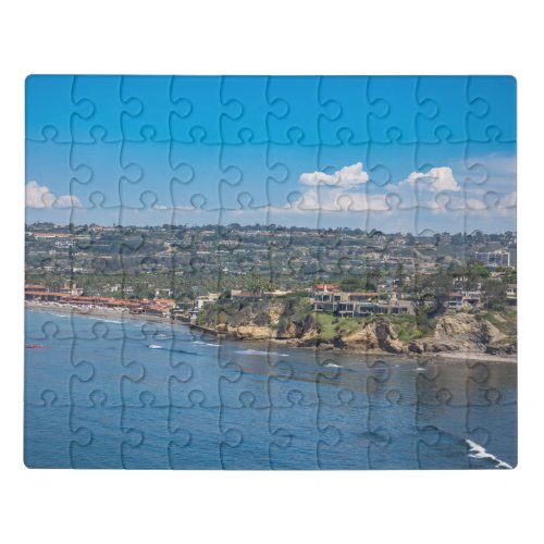 Summer Day at La Jolla Beach in San Diego Califor Jigsaw Puzzle
