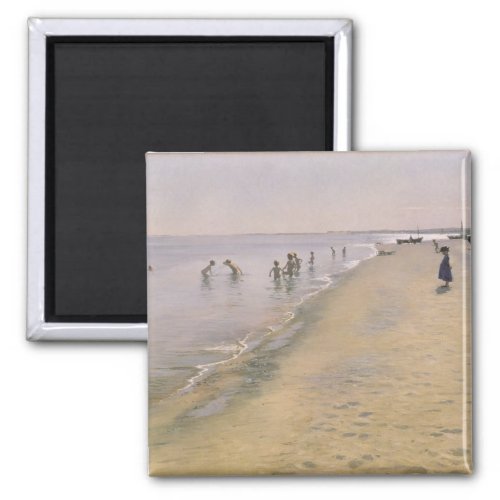 Summer Day at the South Beach of Skagen 1884 Magnet