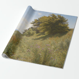 Summer Day by the Sea (by Ludvig Kabell) Wrapping Paper