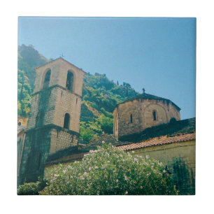 Summer day in Kotor - Montenegro Ceramic Tile